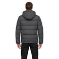 thumbnail image 5 of Heting Men's Winter Puffer Jacket with Hood Lightweight Quilted Coat Windproof Outerwear for Travel Daily Wear Dark Grey XX-Large, 5 of 9