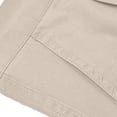 thumbnail image 6 of IhhxPro Men's Cotton Casual Pants Pleated Chinos High Waist Business Trousers Straight Leg Office Work Stretch Soft Fit Classic Formal Slim Silhouette All-Season 30-40, 6 of 8