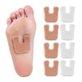 thumbnail image 2 of Minnieouse 30 pares de almohadillas para callos Unisex, parche de maíz en forma de U, protección a prueba de sudor, pegatina para pies, Cuidado de los pies Color de piel, 2 of 6