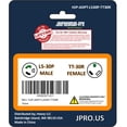 thumbnail image 4 of Journeyman-Pro RV Power Cord Adapter 125/250 VAC 30 Amp Male to Female TT-30/L5-30/L14-30 - 3 to 4 Prong Generator Electrical Plug Converter (L5-30P MALE to TT-30R FEMALE), 4 of 5