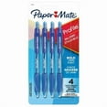 thumbnail image 1 of Paper Mate Profile Retractable Ballpoint Pens, Bold Point (1.4 mm), Blue, 4 Count, 1 of 4