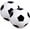 60cm/23.62inch, variant on 2 Pcs Giant Inflatable Soccer Ball, PVC Blow Up Soccer Beach Ball for Outdoor Fun, 23.62 Inch
