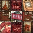 thumbnail image 3 of Greene, Taylor 20x20 Black Modern Framed Museum Art Print Titled - Travel 9 Patch, 3 of 5
