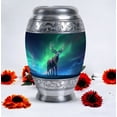 thumbnail image 4 of Majestic Deer Cremation Urn For Human Ashes, Burial Urns For Adult Human Ashes, Funeral Urns For Cremated Remains, Urn For Ashes Adult Male, Memorial Urns For Ashes, Unique Handcrafted Urn 10 Inch, 4 of 5