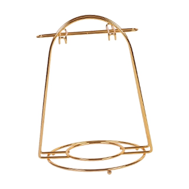 veasfak Coffee Mug Rack Stylish Holder Tree Cups Drying Rack for Mugs Desktop Bottles Hold 4 Mugs Gold