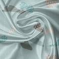thumbnail image 5 of Ambesonne Blue Sky Valance Pack of 2, Polka Dots Stripes Rain, 42"X12", Seafoam Multicolor, 5 of 5