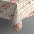 thumbnail image 3 of Rectangle Waterproof Tablecloth 60×84 Inch, Classic Bohemian Repeating Geometric Pattern Boho Reusable Indoor/Outdoor Durable Table Cover for Party Kitchen Dinner Room Decor, 3 of 5