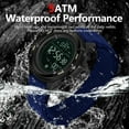 thumbnail image 7 of Findtime Military Watches for Men Digital Tactical Sports Compass Pedometer Calorie Step Counter Watch Waterproof Stopwatch Pacer Running Watch Alarm Electronic Nylon Strap, 7 of 7