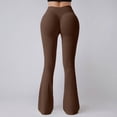 thumbnail image 6 of Stretch Pants for Women High Waisted Workout Yoga Pants Casual Bootcut Yoga Pants Leggings Women for Workout Running Athletic Activewear, 6 of 7