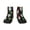2 Black-2, variant on Colorful Fishing Lures Pattern Quarter Crew Socks,Toe Seamed Ankle Socks,Cotton Cushioned Breathable Athletic Crew Sports Socks