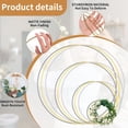 thumbnail image 3 of Metal Rings for Crafts - 12-Piece Set, Gold, Silver & Black Dream Catcher Hoops with Galvanized Wire, 4 Sizes (50-200mm) for DIY Projects, Wedding Decorations, and More, 3 of 7