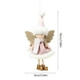 thumbnail image 3 of Christmas Hanging Doll Decorations, Christmas Tree Ornaments, Angelic Girl Doll with for Holiday Decor, Blue White Pink Cloth Stocking Stuffer Gift for Kids, 3 of 7