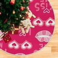 thumbnail image 5 of GZHJMY Valentine's&nbsp;Day Love Heart&nbsp;Tree&nbsp;Skirt Double&nbsp;Layers Xmas Tree Skirts for Valentine's&nbsp;Day Holiday Party Indoor Outdoor Home Office Ornaments, 48", 5 of 6