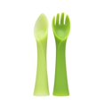 thumbnail image 1 of Juego de cucharas de entrenamiento Cuchara corta y tenedor Green Sprout, 1 of 5