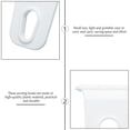 thumbnail image 4 of OUNONA 5Pcs White Plastic Rv Awning Hooks Multipurpose Practical Camper Awning Hangers, 4 of 7