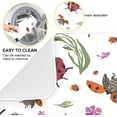thumbnail image 2 of SKYSONIC Dish Drying Mat for Kitchen Counter Ladybugs and Wild Eco Friendly Drying Mat - Easy to Clean Heat Resistant Dish Mat - 16x18, 2 of 6