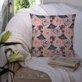 thumbnail image 3 of Carolines Treasures BB7500PW1414 Watercolor Fashion Diva on Pink Fabric Decorative Pillow  14Hx14W multicolor, 3 of 4
