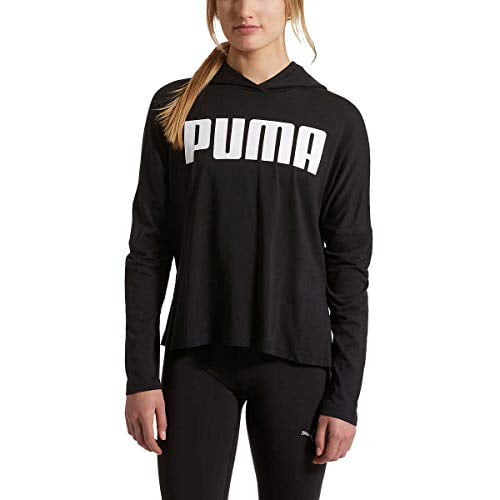 Puma Ladies Hooded Tee (Puma Black, XL 