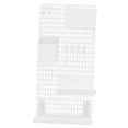 thumbnail image 5 of REOFLYUP Pegboard Tool Organization Pegboard Accessories Shelf Plastic White 1Pack, 5 of 8