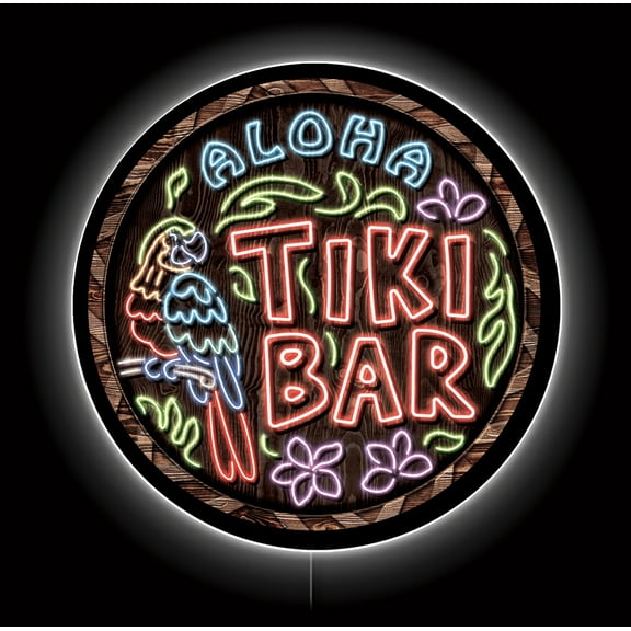 LED TIKI BAR Signs