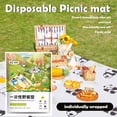 thumbnail image 2 of Thickened Moisture Proof Disposable Picnic Mat Soft Beach Portable Foldable Camping Blanket, 2 of 8