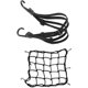 thumbnail image 1 of Elastic Luggage Net (40 x 40cm) and 60cm Elastic Luggage Strap with Hooks for Bike Motorcycle Fixing Helmet Luggage Briefcase Carrying Net Bag (Black), 1 of 4