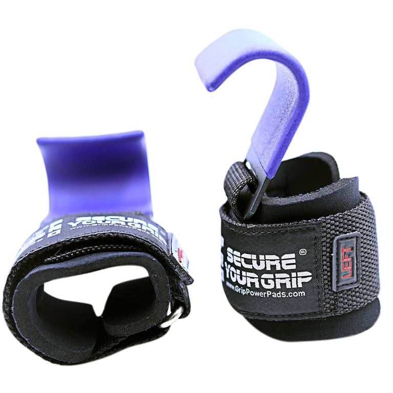 Cobra Grips PRO Gewichthefhandschoenen met zware greepbanden Alternatief voor powerlifthaken voor deadlifts met ingebouwde verstelbare neopreen gewatteerde polsomslag ondersteuning voor bodybuilding