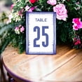 thumbnail image 3 of Blue Number Table Cards Number 1-40 Double Sided For Wedding Reception Event Party Baby Shower Birthday 4x6, 3 of 3