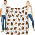 thumbnail image 3 of American Football Blanket, Football Gift for Boys Men Girl Football Throw Blanket Sport Ball Game 40"x50" for Kid Warm Cozy Soft Plush Lightweight Bedding Sofa and Living Room, 3 of 6