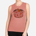 thumbnail image 2 of Spooky and Groovy Women's Muscle Tank Small Desert Pink, 2 of 5