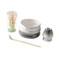 thumbnail image 4 of Conjunto de de té de 4pcs matcha, set de de té matcha batida y soporte de matcha tradicional japonesa para la familia del comedor negro, 4 of 9