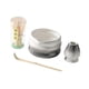 thumbnail image 4 of 4 piezas de batalla de matcha japonesa, cerámica tradicional matcha tazón, juego de de té, para comedor negro, 4 of 9