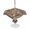 Light Brown, variant on Outdoor Tablecloth with Umbrella Hole for Patio/Picnic/Party/Camping, Spring Flowers Waterproof Table Cloth Rectangle Table Cover Washable, Farmhouse Watercolor Teal Wood Grain (54"x 80")