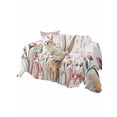 thumbnail image 2 of Easter Couch Cover, Spring Cute Rabbit Eggs Botanical Flowers Rose Sofa Cover Blanket for 2 Seat Cushion, Sectional Sofa Slipcover Furniture Protector for Living Room Bedroom 71''x102'', 2 of 9