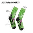 thumbnail image 3 of Xecao CROCODILE HEAD Print Crew Socks for Men and Women, Men's Soft Moisture-wicking Sock, 3 of 7