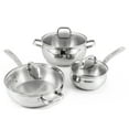 thumbnail image 4 of BergHOFF Belly Shape 12pc 18/10 Stainless Steel Cookware Set, Glass Lids, 4 of 9
