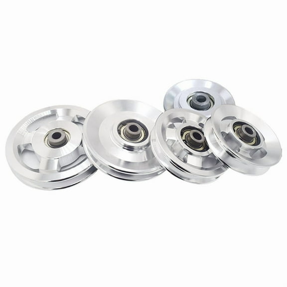 ReadLife Fitness Universal Pulley Wheel with Gym Grade Bearings Replacement for Cable Pulley System Gym Heavy Duty Cabl,5 * pulley