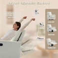 thumbnail image 3 of Recliner Chairs, Swivel Rocking Recliner Chair for Woman, Glider Chair, Nursery Recliner for Living Room, Nursery Chairs, Small Recliners for Small Spaces, Living Room Accent Chair (White), 3 of 7