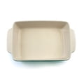 thumbnail image 6 of Crock Pot Artisan 4 Quart Rectangular Stoneware Bake Pan in Gradient Teal, 6 of 7