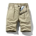 thumbnail image 4 of Fanxing Mens Cargo Pants 2025 Fashion Classic Cargo Stretch Shorts Loose Fit Work Shorts Multi Pockets Workout Shorts Khaki,M, 4 of 5