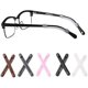 thumbnail image 1 of 5 pares de almohadillas de silicona suave para anteojos, puntas de sien, almohadillas para anteojos, anteojos antideslizantes, gancho para la oreja, empuñaduras deportivas cómodas para los oídos,, 1 of 5