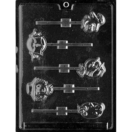 - Ghost Bat Witch Scarecrow Halloween Assorted Lollipop Sucker Chocolate Mold Candy Soap Party Favor m63