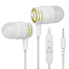 UrbanX R2 Wired in-Ear Headphones with Mic For Acer Liquid Z220 with Tangle-Free Cord, Noise Isolating Earphones, Deep Bass, In Ear Bud Silicone Tips