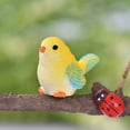 thumbnail image 3 of Jiibva 4pcs Miniature Bird Figurines Small Bird Models Simulated Animals Ornaments Artificial Miniature Animal Model Birds Craft Bird, 3 of 7