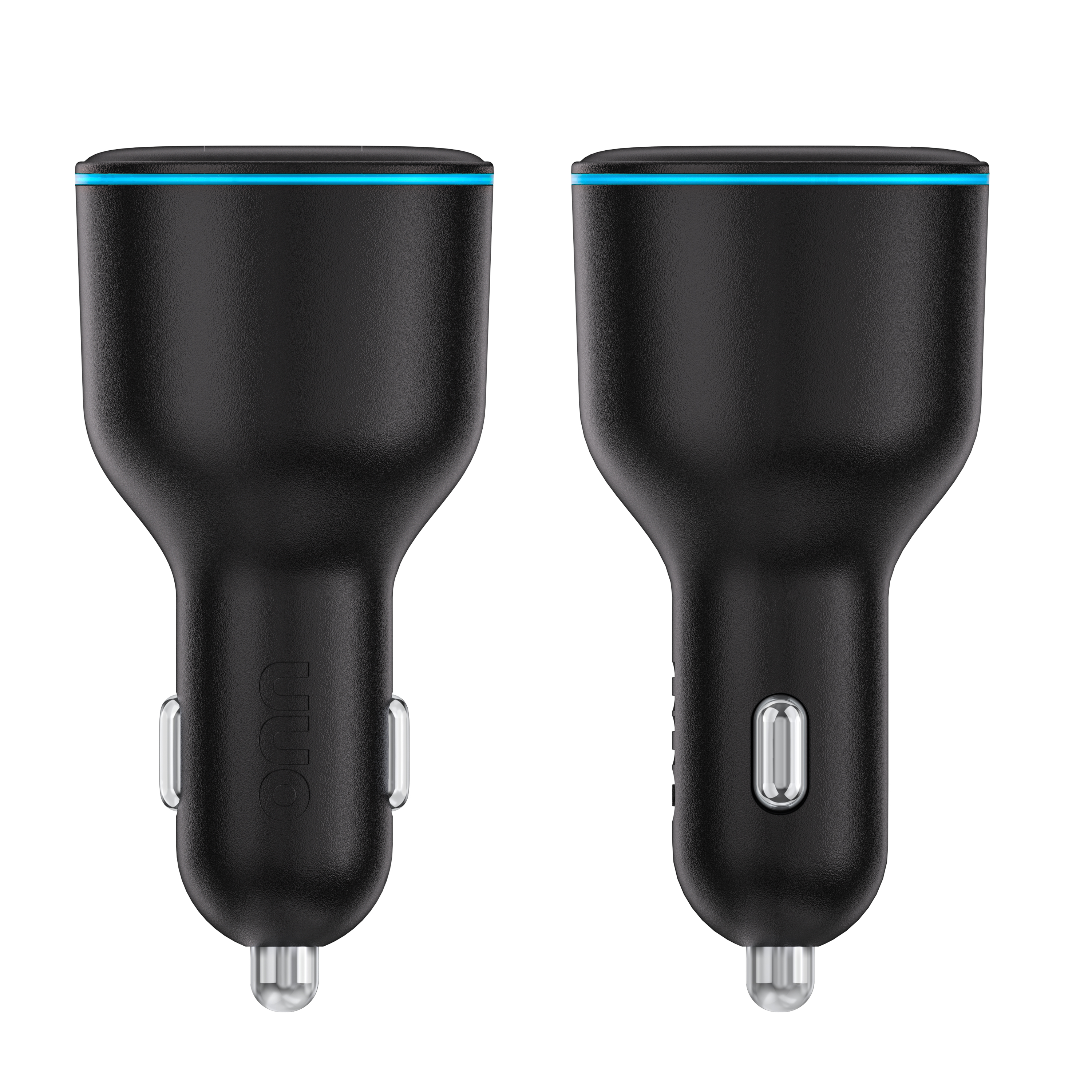 onn 62W USB-C/USB-A Car Charger, Black photo 3