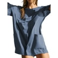 thumbnail image 3 of SLADYGLO Women Crew Neck Half Sleeve Multi Pockets V Back Rompers, 3 of 6