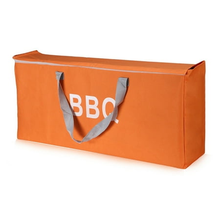 Grill Storage Box BBQ Grill Bag Portable Storage Bag Barbecue Rack Carrying Backpack Large Oven Box Storage Bag ()