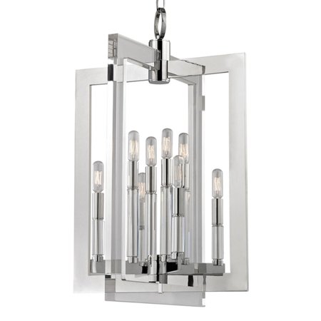 

Eight Light Pendant 23 inches Wide By 34.75 inches High-Polished Nickel Finish Bailey Street Home 116-Bel-2121524