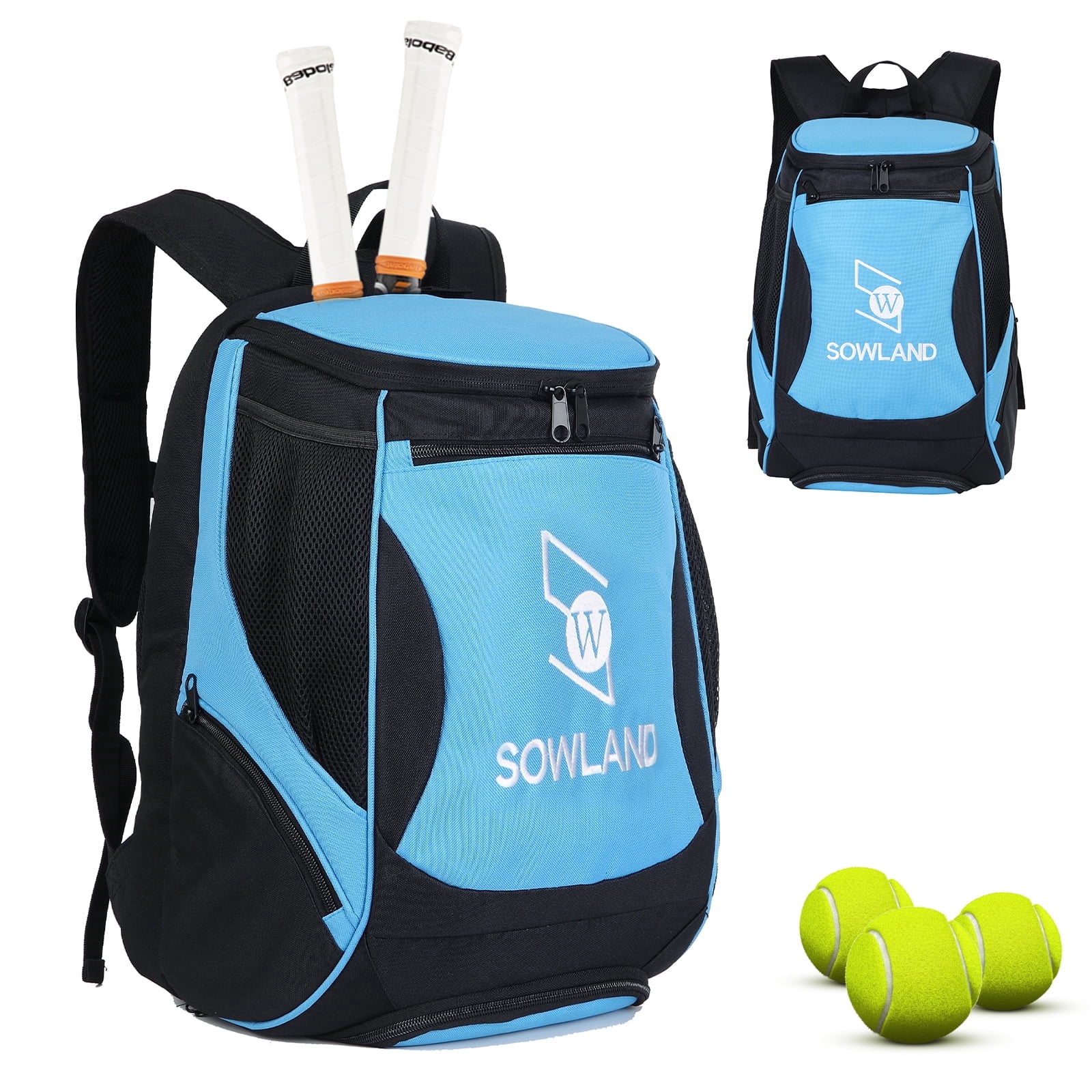 Tennis Bag Tennis Backpack for Women and Men 2 Rackets with Separate Shoe Compartment