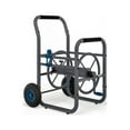 thumbnail image 2 of Suncast Commercial Grade Steel Outdoor Garden Hose Reel Cart, Blue/Gray, 2 of 5